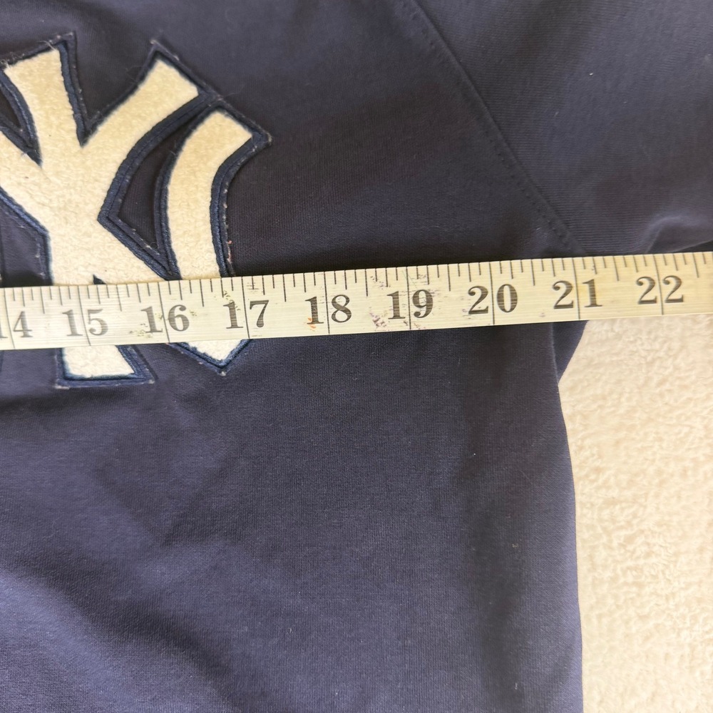 Pro Standard Mens M New York Yankees Hoodie Navy Blue MLB Patch Pullover - Picture 7 of 8